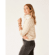 Carve Designs Clara Fleece Pullover - Womens, Birch Even Stripe, Medium, FLPO15-282-MD