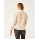 Carve Designs Clara Fleece Pullover - Womens, Birch Even Stripe, Medium, FLPO15-282-MD
