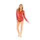 Carve Designs Cruz Rashguard - Womens, Sangria, Medium, RGST13-627-MD