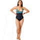 Carve Designs Dahlia Tankini - Womens, Jardin/Black, Large, D-DD, BTFU69-555-LG-D-DD