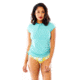 Carve Designs Dawson Rashguard, Womens, Julep, XS, RGCR26-349-XS