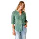 Carve Designs Dylan Gauze Tunic - Womens, Forest Multistripe, Extra Small, TWTC52-339-XS