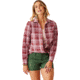 Carve Designs Fairbanks Supersoft Shirt - Womens, Brick Plaid, Large, TKSS70-633-LG