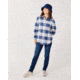 Carve Designs Fairbanks Supersoft Shirt - Womens, Navy Plaid, Medium, TKSS70-909-MD