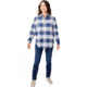 Carve Designs Fairbanks Supersoft Shirt - Womens, Navy Plaid, Medium, TKSS70-909-MD