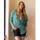 Carve Designs Hudson Stretch Cord Shacket - Womens, Forest, Small, JCSK99-326-SM