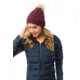 Carve Designs Laurel Pom Hat - Womens, Merlot, One Size, HTPP15-621-OS