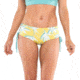 Carve Designs Mustique Reversible Bottom, Womens, Gold Palms / Julep, LG, BBST41-719-LG