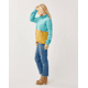 Carve Designs Rowayton Colorblock Cowl - Womens, Wave w. Wood, Extra Small, FLRC20-482-XS