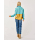Carve Designs Rowayton Colorblock Cowl - Womens, Wave w. Wood, Extra Small, FLRC20-482-XS