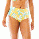 Carve Designs Sabelle Reversible Bottom, Womens, Julep / Gold Palms with Julep, XS, BBSB86-349-XS