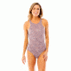 Carve Designs Sanitas One Piece Swimsuit, Womens, Batik with Sparrow, XL, BFNS75-503-XL