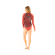 Carve Designs Sunset Rashguard - Womens, Merlot Sol, Extra Small, RGSU14-643-XS