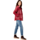 Carve Designs Vineyard Shacket - Womens, Brick Plaid, Extra Small, JCMM55-633-XS