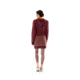 Carve Designs Williamette Hooded Cardigan - Womens, Merlot Mariner, Extra Small, SWWT18-639-XS