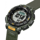 Casio Outdoor Casio Pro Trek Solar Watch Triple Sensor Watching Featuring an Altimeter, Barometer, Digital Compass, Thermometer and 100M WR - Mens, Green, One Size, PRG340-3