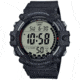 Casio Outdoor Classic 10-Year Battery Digital Watch w/Resin Strap - Mens, Black, One Size, AE1500WH-1AV