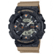 Casio Tactical G-Shock 51mm Analog-Digital Watch w/Black Case - Mens, Beige, One Size, GA-110TU-1A5CR