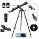 Cassini Astronomical/Terrestrial Telescope, w/Electronic Focus, Black, 800x72mm, C-80072TREF