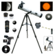 Cassini Telescope 800mm x 80mm with Electronic Focus and Solar Filter, White, NSN N, C-80EFSSF