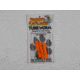 Cat Tracker Tubie Worm, Orange, 3 Pack, CTTU3-HO
