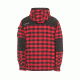 Caterpillar Sequoia Shirt Jacket, Red Buffalo Plaid, M, 1610006-10672-M