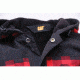 Caterpillar Sequoia Shirt Jacket, Red Buffalo Plaid, M, 1610006-10672-M