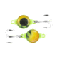 Celsius DGT Jig Double 3D eye Glow body &amp; Treble 1/16oz, Firetiger Glow, CEL-DGT16-FTR