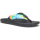 Chaco Chillos Flip - Womens, Dark Tie Dye, 12, Medium, JCH108788-12