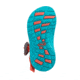 Chaco ZX1 Ecotread Kids Sandal, Zigzag Coral, 2, J180010-2