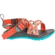 Chaco ZX1 Ecotread Sandal, Kids, Zigzag Coral, Medium, 10 US J180010