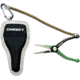 Cheeky Fishing 550 Fishing Pliers, Green/Black, 5.5 in 1.8 oz, C-PLI-550-GB