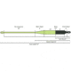Cheeky Fishing All-Day Sink Tip Fly Line, 7 WT, Black/Mint, C-LIN-STP-7WT
