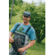 Cheeky Fishing Green Logo T-Shirt - Mens, Slate, Small, C-APP-LGT-SS