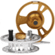 Cheeky Fishing Limitless 325 Fly Reel, Orange/Silver, 2-4 wt, 3.25 in diameter, C-LIM-325-ROS