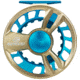 Cheeky Fishing Limitless 425 Fly Reel, Gold/Aqua, 7-10 wt, 4.25 in diameter, C-LIM-425-RGA