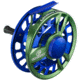 Cheeky Fishing Limitless Fly Reel, 4.75in, Green/Blue, C-LIM-475-RGB