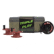 Cheeky Fishing Sighter Triple Play Fly Reel and Spool Bundle, 3in, Black/Ruby, C-SIG-300-TBR