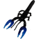 Chompers Baby Craw Hawg Soft Bait, 3.5, Black/Royal Blue, BCH310-32