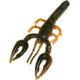 Chompers Baby Craw Hawg Soft Bait, 3.5, Green Pumpkin/Orange Tail, BCH310-58