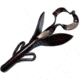Chompers Boss Hawg Creature Bait, 1, 6in, Black/Red Flake, BH608-13