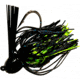 Chompers Flipping Brush Jigs 5/8 oz - 2 Pack, Black Blue/Chartreuse, FFSBJ58-211