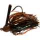 Chompers Flipping Brush Jigs 3/8 oz - 2 Pack, Brown/Green Flash/ Davenport Special, FFSBJ38-207