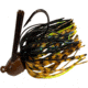 Chompers Flipping Brush Jigs 3/8 oz - 2 Pack, Missouri Craw, FFSBJ38-206