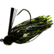 Chompers Skirted Football Jig 3/8 oz - 2 Pack, Black Blue/Chartreuse, SFB38-211