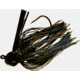 Chompers Skirted Football Jig 1/4 oz - 2 Pack, Black Firecracker, SFB14-204