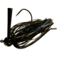 Chompers Skirted Football Jig 3/8 oz - 2 Pack, Black Purple Flash, SFB38-201