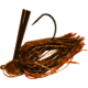 Chompers Skirted Football Jig 3/8 oz - 2 Pack, Brown/Purple Flash, SFB38-208