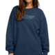 Christensen Arms Ram Skull Crew Sweatshirt - Womens, Classic Navy, 2X, 730-CA122-80-01-400-06