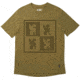 Chrome Industries Chrome Checkerboard Logo Tee SS 6686CFB5, Olive Branch, XL, AP-519-OLBR-NA-XL
